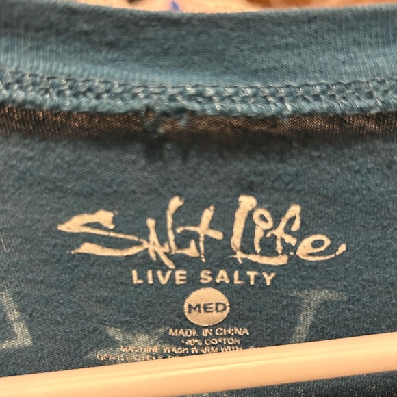 Blue salt life tshirt medium - Picture 3 of 3